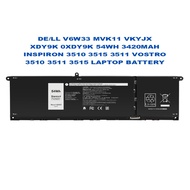 DE/LL V6W33 MVK11 VKYJX XDY9K 0XDY9K 54WH 3420MAH INSPIRON 3510 3515 3511 VOSTRO 3510 3511 3515 LAPT