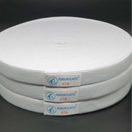 3/ 4 inch 2cm elastic rubber in white and black - 2CM RUBBER 07A