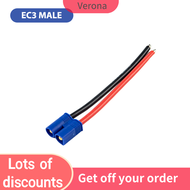 🎄🎈Verona EC2/EC3/EC5 MALE FEMALE CONNECTOR สาย pigtail silicone Wire RC LIPO BATTERY