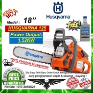 100%Original Husqvarna (FREE Shipping) Husqvarna 125 Chainsaw Mesin potong Pokok