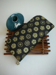 京西陣金襴錦織【花紋】-長夾/皮夾/零錢包/禮物