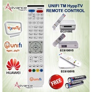 [FREE BATTERY] Unifi TM HyppTV Box TV Remote Control For Huawei EC6108V8 EC6106V5 EC2108E EC6108V9 E