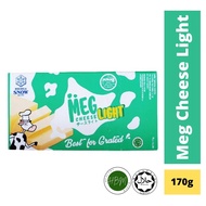 Meg Cheddar Cheese Light 170gm / Cheese parut / Pizza Cheese / ready stock