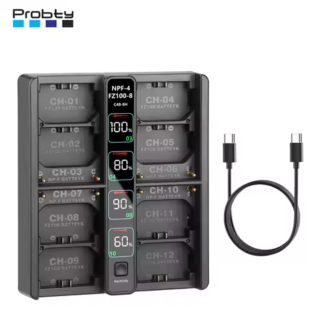 Probty PD100W NP-F960 NP-F970 Fast Charger NP-FZ100 Battery Charger for Sony NP-FZ100 NP-F550 NP-F75