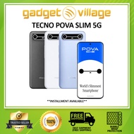 Tecno Pova Slim 256gb/16(8+8)gb 5G Smartphones - Official 1 Year Tecno Malaysia Warranty