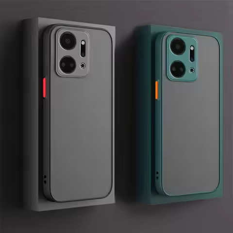 HonorX7a 4G Case TPU Soft Frame Hard PC Matte Back Cover For Honor X7a 4G Honer X 7a 7 a a7 RKY-LX1 