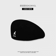 KANGOL Kangaroo Trendy Brand Peaked Cap 504 Stamped Wool Beret Fashionable Versatile Hat Painter Hat