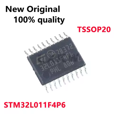 (5-10piece) New Original STM32L011F4P6 32L011F4P6 TSSOP20 ARM Cortex-M0+ 32-bit microcontroller chip