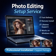 Professional Photo Editing Software Setup Service（Windows/Mac）