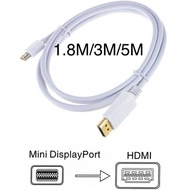 Mini DisplayPort Display Port Mini DP To HDMI Cable Male To Male 1.8M/3M/5M