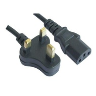 Power Supply UK 3 Pin to IEC C13 Power Cord Cable