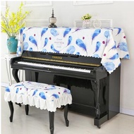 Piano cover towel piano dust cover electric piano cover printed fabric dust cover piano stool cover