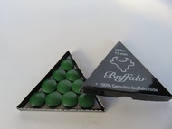 Wonders Shop USA New Billiards Cue Tips Buffalo Hide Exclusive Buffalo Brand - 13 mm Soft Rating - 1