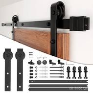 Barn Door Carbon Steel Rail Hardware Sliding Full Set American Style Upper Sliding Rail Hanging Slid