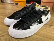 Nike x Sacai Blazer Low 聯名漆皮拼接 DM6443-001