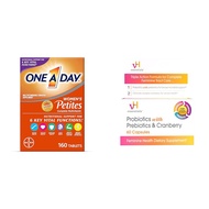 Women’s Petites Multivitamin,Supplement & vH essentials Probiotics with Prebiotics and Cranberry Fem