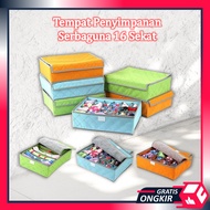 Free Shipping - H5325 16-Compartment Underwear & Socks Storage Multipurpose Storage/