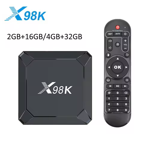 New X98K Android 13 TV Box RK3528 8K Dual WiFi BT 5.0 8K Network Streaming Media Player Smart Set To