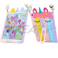 Unicorn Pop It Bubble Rainbow V Case Casing Cover Anak Kids iPad 2,3,4 9.7 Inch
