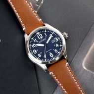 [Original] Citizen Eco Drive BM6838-33L Blue Analog Brown Leather Solar Watch