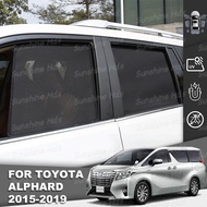 For Toyota VELLFIRE ALPHARD AH30 2015-2023 Magnetic Car Sunshade Front Windshield Curtain Rear Side 