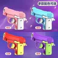 HOT SALE-Mini 1911 Gravity Carrot Gun Toy for Kids – Automatic Recoil 3D Gravity Pistol, Novelty Fid