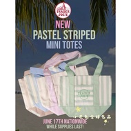 Trader Joe Striped Tote Bag • Trader Joe Canvas Tote Bag