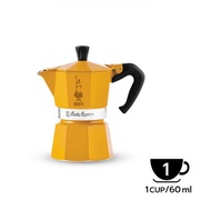 WF-หม้อต้มกาแฟ BIALETTI รุ่น LA MOKINA PRIMAVERA GIALLA  สีเหลือง ขนาด 1/2 ถ้วย