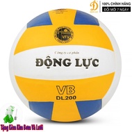 Cheap Genuine Leather DL200 Dynamic Volleyball Comes with Pump + Ball Net