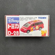 TOMICA DISNEY D-28 迪士尼 Winnie The Pooh 小熊維尼