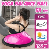HTD Sport Bosu ball Balance Ball Yoga Alat Olahraga Senam 6006