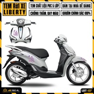 Tem Liberty Thiết Kế Magic | LBT-07 | Team Decal Dán Xe Máy Liberty 125 Chống Nước Bền Màu - Azdecal
