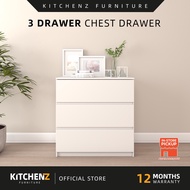 KitchenZ 3 Layers Chest Drawer Storage with Locker Big Size 7000/7010