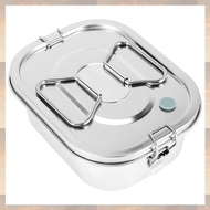 Stainless Steel Lunch Box Metal Bento Box Snack Food Container Outdoor Storage Box Lunch Box for Kid