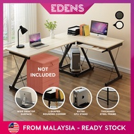 Edens L Shape Office Computer Laptop Wooden Desk Student Study Table Workstation - Fulfilled by Edens