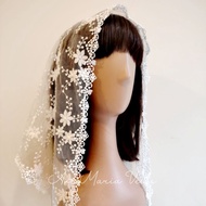 St Agnes White Chapel Veil, First Holy Communion (Holy Mass, Catholic Church)