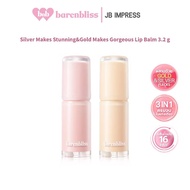 bnb Barenb Bliss Gold & Silver Makes Gorgeous Lip Balm Smooth Moist Juicy Glow Color According To Ph
