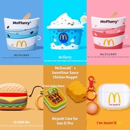 Mcdonald's Airpods Case Cute Airpods Pro 2 Case Chicken Nuggets Airpods Gen3 Case Silicone Airpods Pro Casing