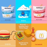 Mcdonald's Airpods Case Cute Airpods Pro 2 Case Chicken Nuggets Airpods Gen3 Case Silicone Airpods P