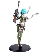 shopeeNo.1□✹﹉22cm Hot Anime Sword Art Online Sao Sinon Action Figure Gun Gale Online GGO Characters