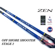 ZEN ZAGAN OFFSHORE SHOOTER STAGE 2 ZZOS702S ZZOS762S  SPINNING pe4 fishing rod casting rod OFF SHORE