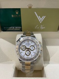 Brand new 2023年 Rolex 116503 金鋼白面地通拿 not 126523