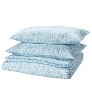 IKEA CYMBALBLOMMA Duvet Cover and 2 Pillowcases 200x200/50x80 cm