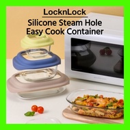 LocknLock Steam Hole Easy Cook Glass Food Container Microwave Oven