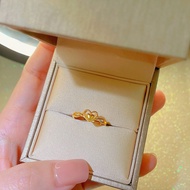 แหวนทองคำแท้ 1 กรัม ลายพลอยไขว้ ทองแท้ 96.5% ขายได้ มีใบรับประกัน แหวนทอง แหวนทองคำแท้ สินคเก็บเงินปลายทางได้