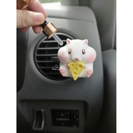 Hamster car clip diffuser/aroma stone diffuser