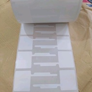 Yupo Gold Barcode Label 77x24mm 3700pcs/Gold Jewelry Shop Sticker Label 77x24mm/Synthetic Paper Stic