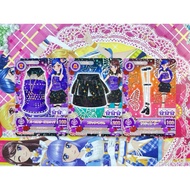 Aikatsu Japan Promotion Purple Star Sora Kazesawa Ran Shibuki Spicy Ageha Sexy Set RareOriginal Rare