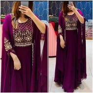 (S to 3Xl) Girls Anarkali Long Gown / Baju kurti Cantik/Gown/Punjabi/Tops/ Dress Anarkali