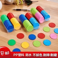 100pcs/box Plastic coins point coins digital exchange chip token cards reward tokens CPRJ